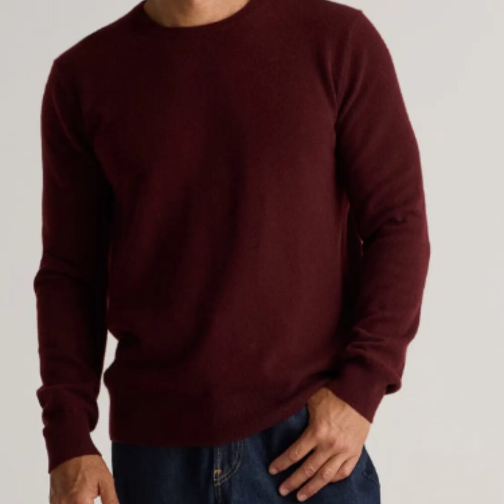 Quince Men's Cashmere Crewneck Sweater